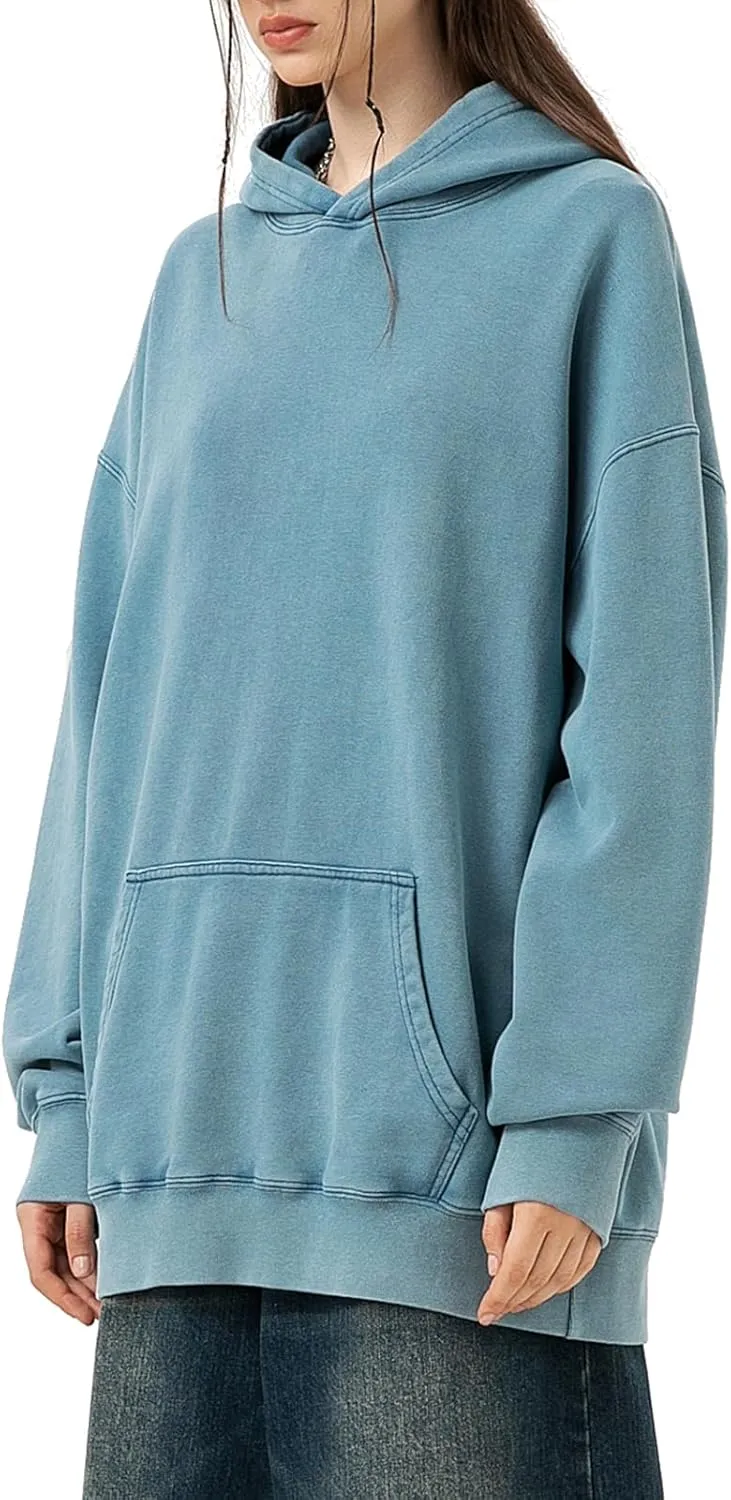 Unisex Oversized Hoodies Long Sleeve Cotton Sweatshirts Pullover Pullover Fall Outfits