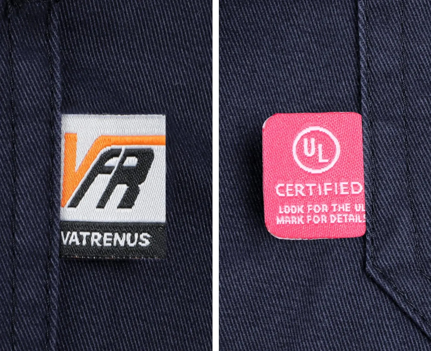 VATRENUS Men's FR Cargo Pants Flame Resistant Pants Lightweight 7.5oz 100% Cotton Fire Retardant Elastic Waist Pants