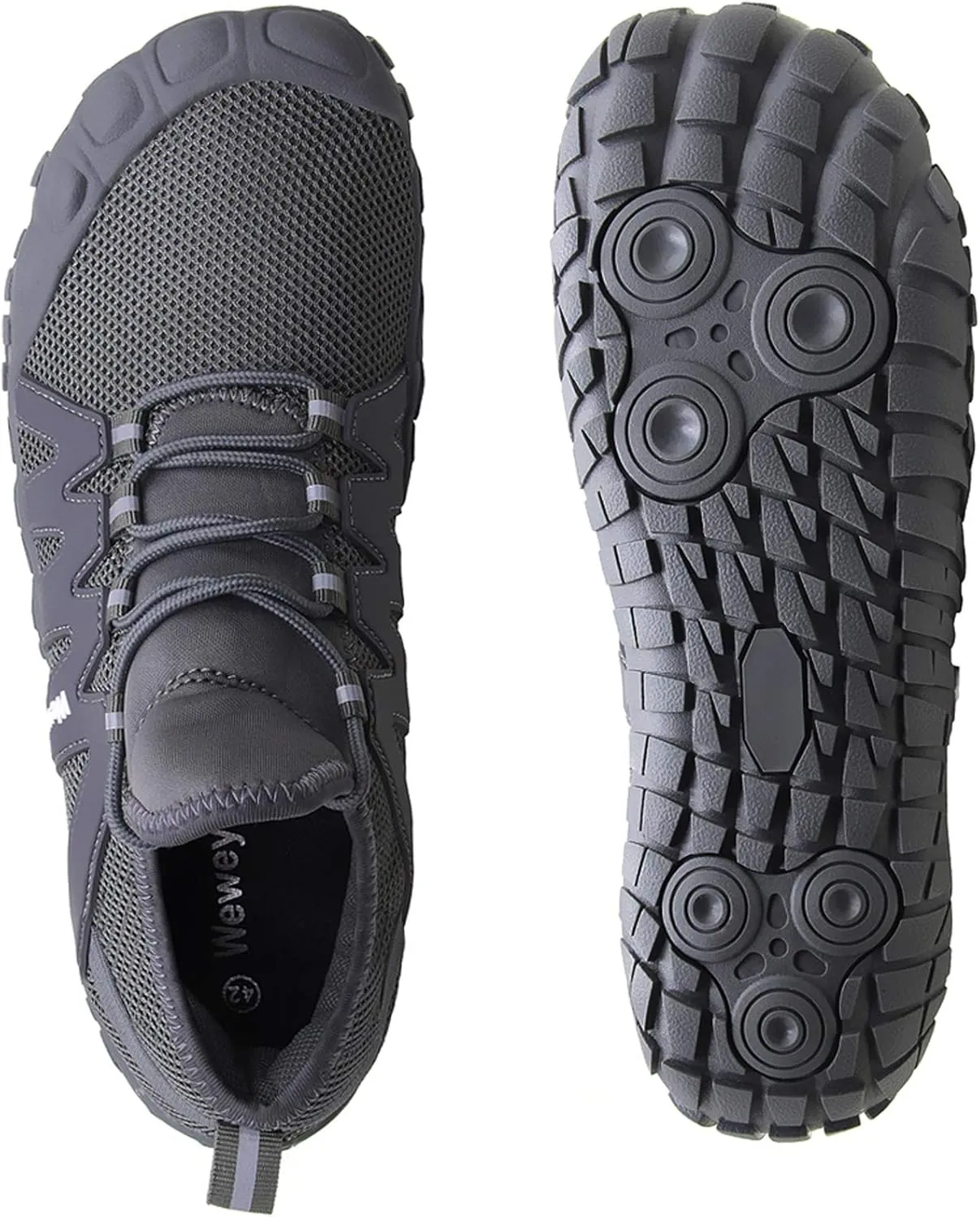 Weweya Barefoot Shoes Men Minimalist Running Cross Training Shoe