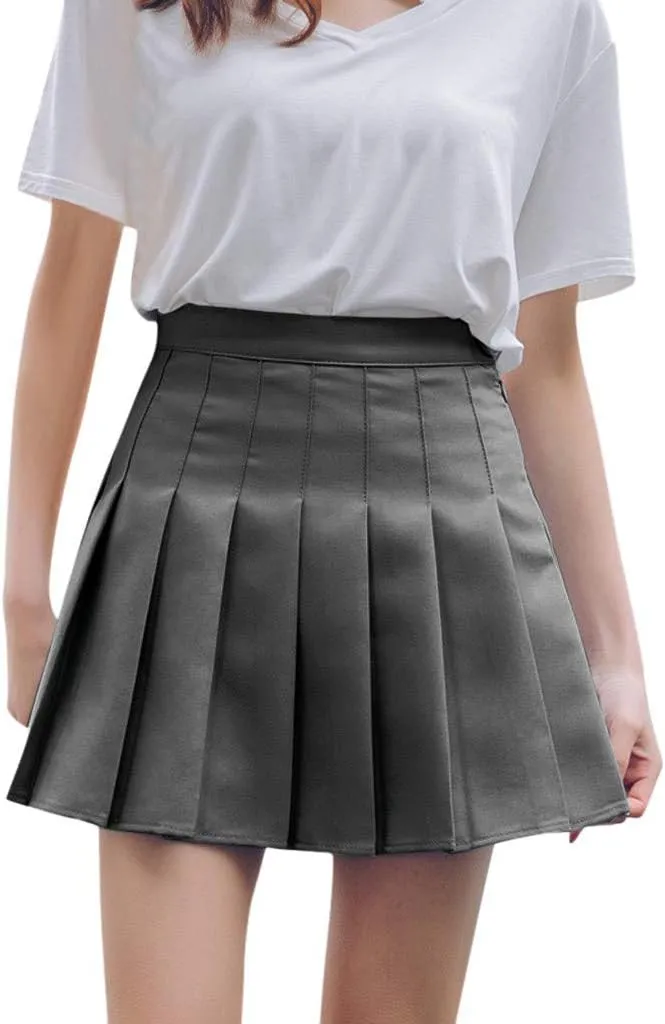 Women's High Skirt Tennis Fashion Skirt Casual Waist Waist Mini Pleated Slim Skirt Fashion Skirts for Women 2024