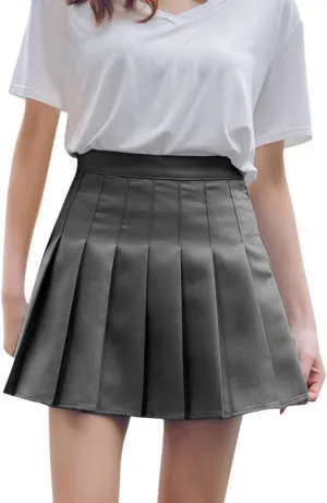 Women's High Skirt Tennis Fashion Skirt Casual Waist Waist Mini Pleated Slim Skirt Fashion Skirts for Women 2024