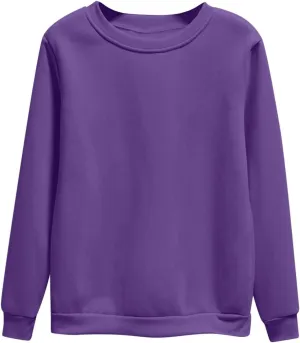 Women's Oversized Round Neck Sweatshirts Long Sleeve Turtleneck Velvet Sweatshirt,2024 Fall&Winter Trendy Women Top