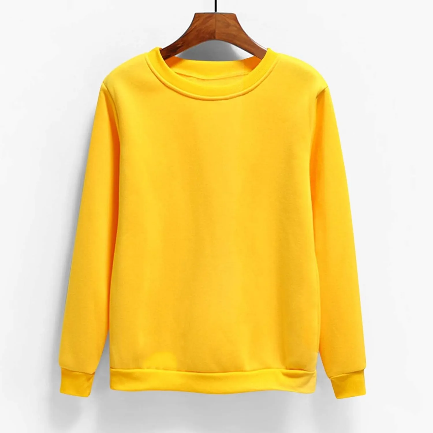 Women's Oversized Round Neck Sweatshirts Long Sleeve Turtleneck Velvet Sweatshirt,2024 Fall&Winter Trendy Women Top
