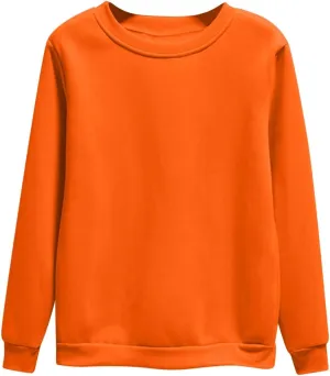 Women's Oversized Round Neck Sweatshirts Long Sleeve Turtleneck Velvet Sweatshirt,2024 Fall&Winter Trendy Women Top
