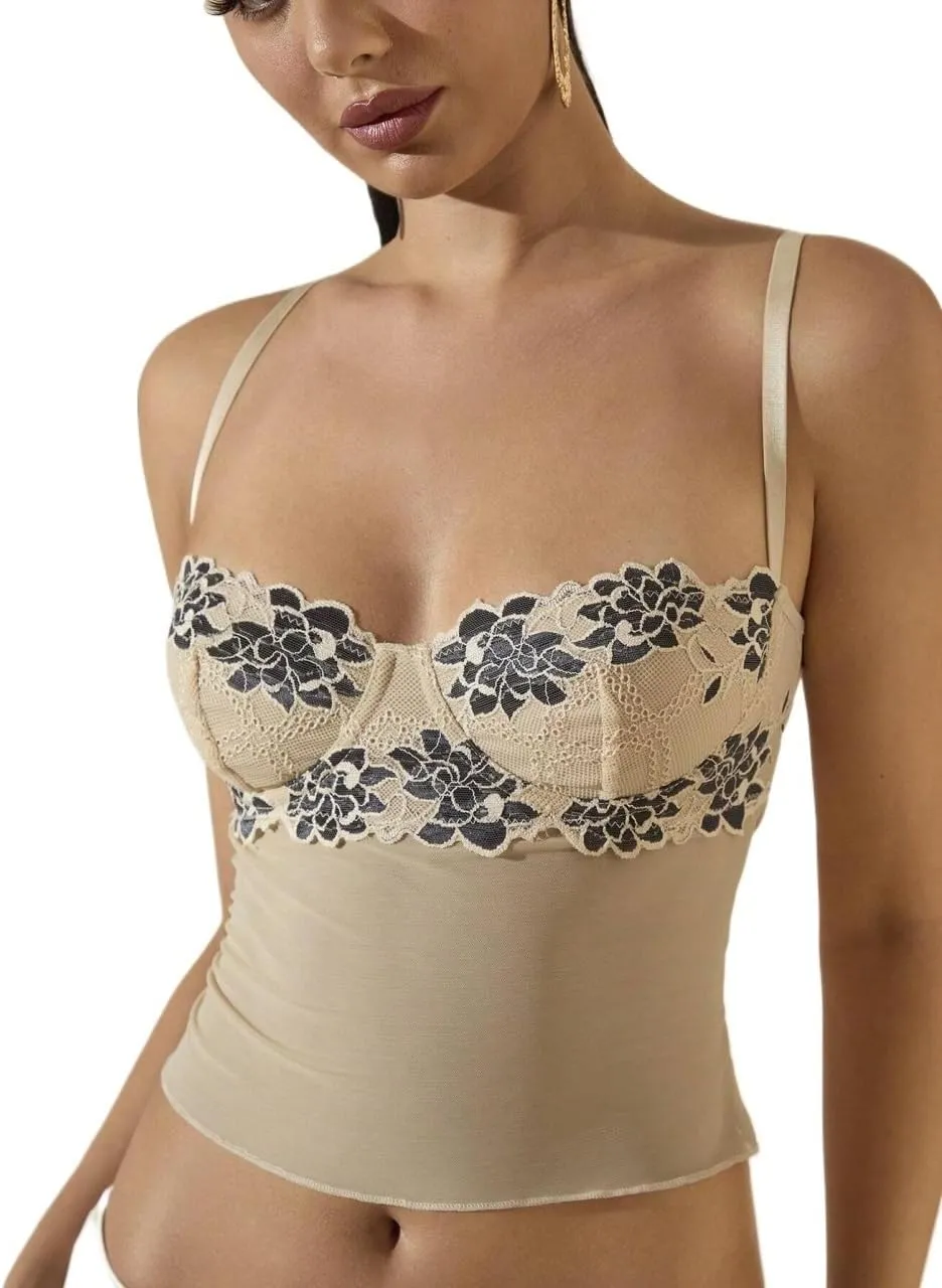 Women's Shirts Lace Trim Casual Daily Wear Camisole Fashion Camis Tank Tops