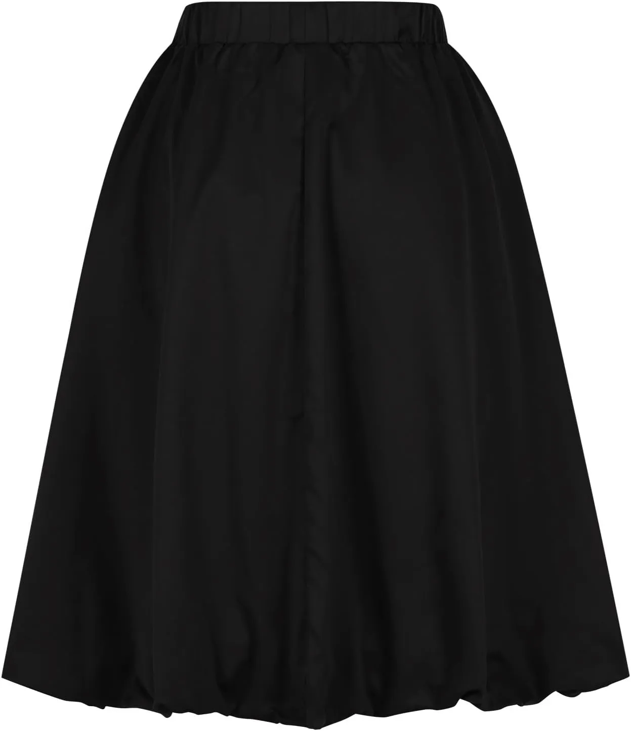Womens Skirts Midi Length Solid Color Classic Skirt Casual Flowy Pure Boho Beach Flared Hem Skirt 2025 Fashion