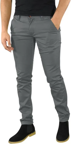 XUETON Men's Casual Office Work Suit Pants Formal Dress Trousers Stretch Flat-Front Chino Golf Pants Slim Fit Tapered Pants