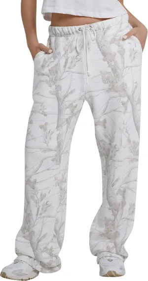 YKR Women's Camo Pants Y2K Camouflage Wide Leg Sweatpants Elastic Waist Drawstring Baggy Joggers with Pockets