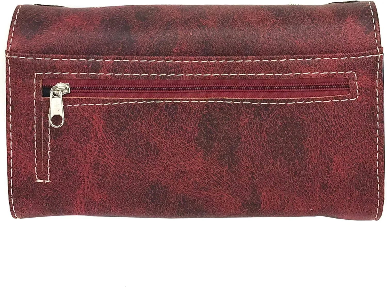 Zelris Western Mustang Horse Turquoise Women Crossbody Wrist Trifold Wallet