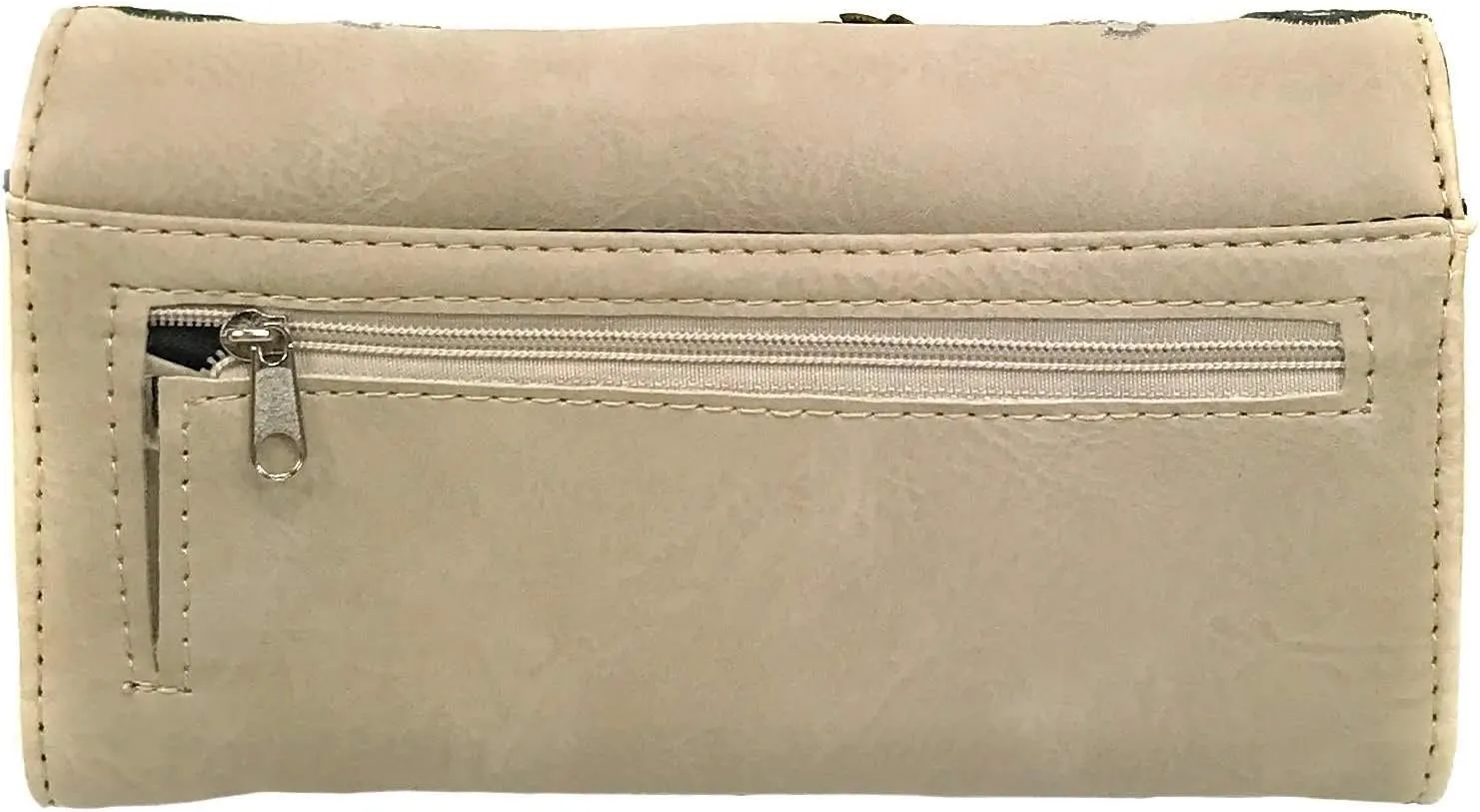 Zelris Western Mustang Horse Turquoise Women Crossbody Wrist Trifold Wallet
